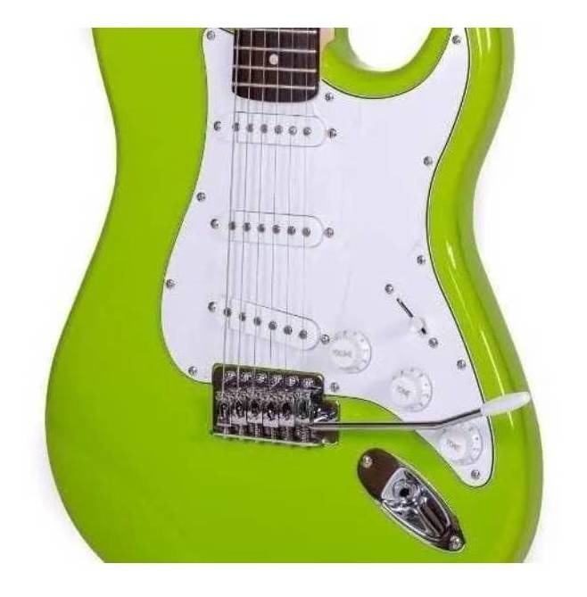 Guitarra eléctrica Parquer Custom Stratocaster de caoba 2019 verde