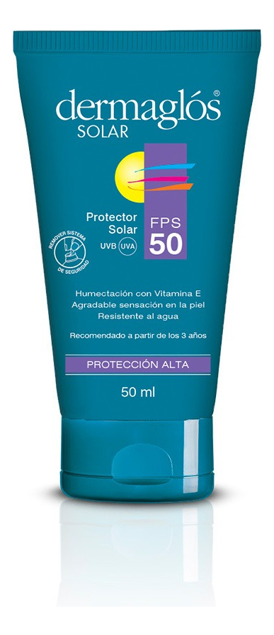 Protector Solar Dermaglós FPS50 Emulsión x50ml en Precialo Protector