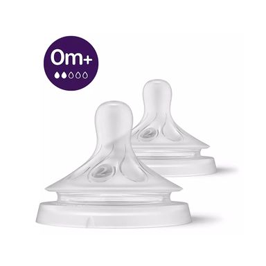 2 Tetinas Natural Response Philips Avent 0m+ Flujo Lento