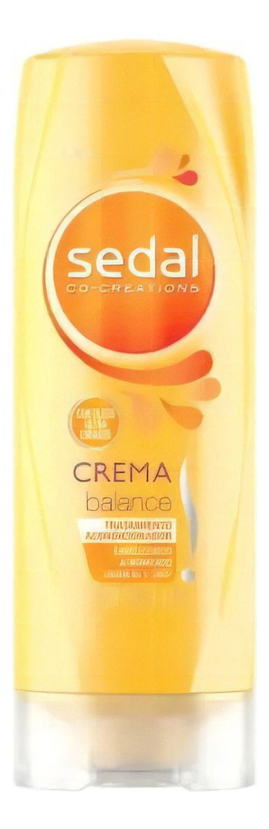 Acondicionador Sedal Co-Creations Crema balance en botella de 190mL por 1 unidad