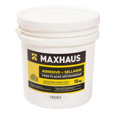 Adhesivo y Sellador para Placas Antihumedad 15 Kg Maxhaus