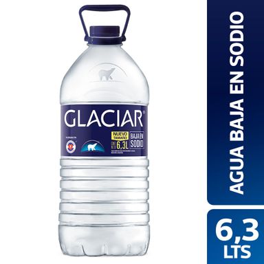Agua Baja En Sodio Bidon Glaciar 6,3 Lt