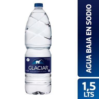 Agua Baja En Sodio Sin Gas Glaciar 1,5 Lt