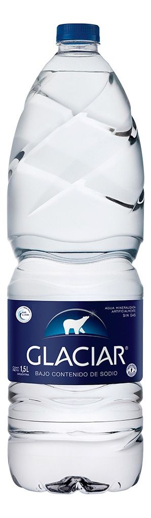 Agua mineral Glaciar  sin gas   botella  1.5 L  