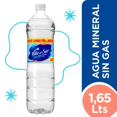 Agua Mineral Villa Del Sur Sin Gas 1,65 L