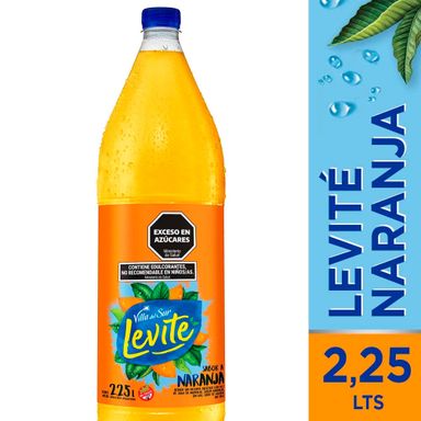 Agua Saborizada Levite Sabor Naranja 2,25 L