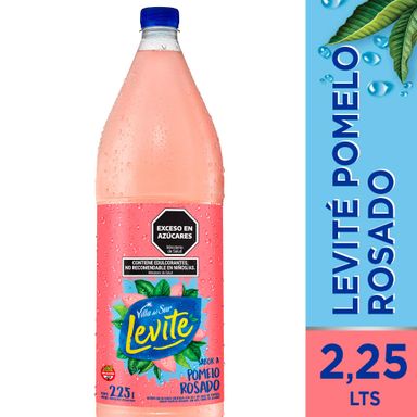 Agua Saborizada Levite Sabor Pomelo Rosado 2,25 L