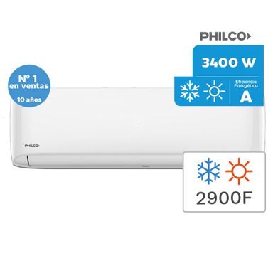 Aire Acondicionado Split Frío/Calor Philco 2900F 3400W PHS32HA4CNE