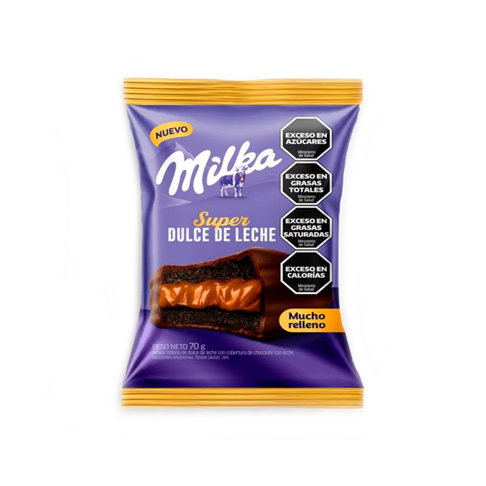 Alfajor Milka - Super Dulce de Leche