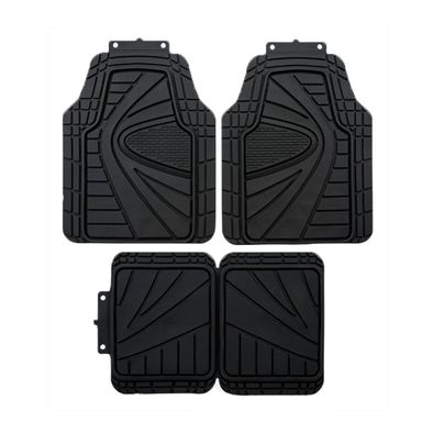 Alfombras Auto Universal Negro 4 Un Datrak