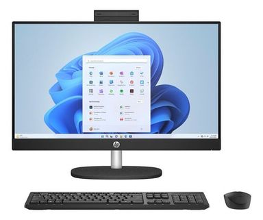 All In One Hp 24-cr0017la Amd Ryzen 5 8gb Ram 512gb Win 11 Negro
