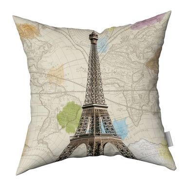 Almohadon 40x40 cm Paris Negro