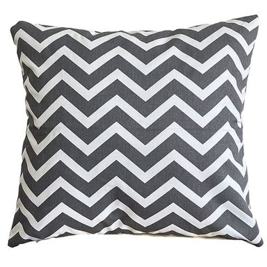 Almohadon nordico decorativo 40x40 Chevron Gris