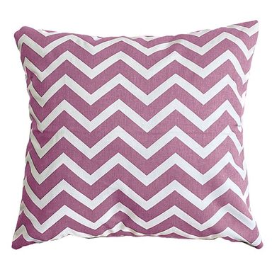Almohadon nordico decorativo 40x40 Chevron Rosa