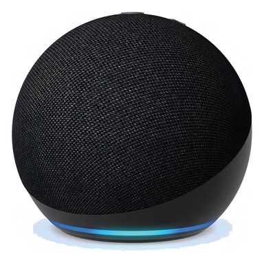 Amazon Echo Dot 5th Gen con asistente virtual Alexa negro 110V/240V color negro