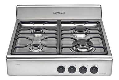 Anafe A Gas Longvie A16601x Inox Encendido Una Mano Color Acero inoxidable