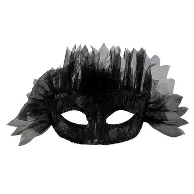 Antifaz Halloween Negro