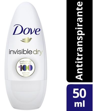Antitranspirante Dove Roll On Invisible Dry Clean Touch 50mL