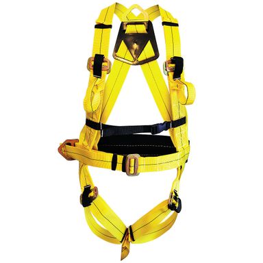 Arnés Anticaídas Poliéster 4 Anclajes Amarillo Textil Band