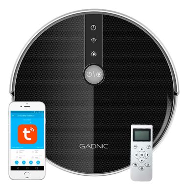 Aspiradora Trapeadora Robot Gadnic Clean Duo Z900 Negra 220v