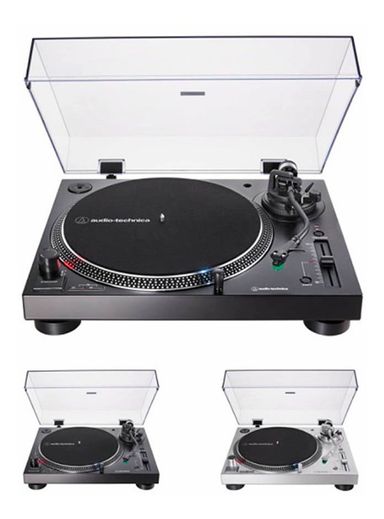 Audio Technica At Lp120X Usb Bandeja Tocadiscos Vinilo Color Gris