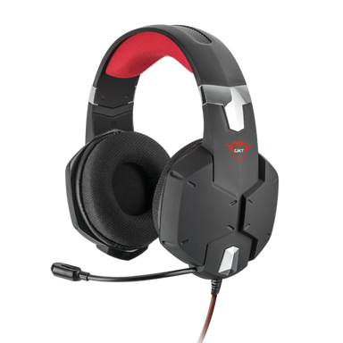 Auricular Gamer Carus Trust Con Microfono Doble/Single Jack Gris