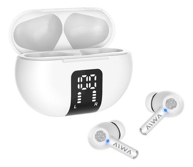 Auriculares Inalámbricos In-ear Bluetooth Enc Aiwa Blanco TWA-100B
