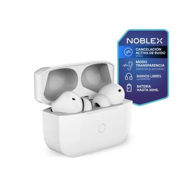 Auriculares Inalámbricos TWS Noblex HP100ANC Blanco