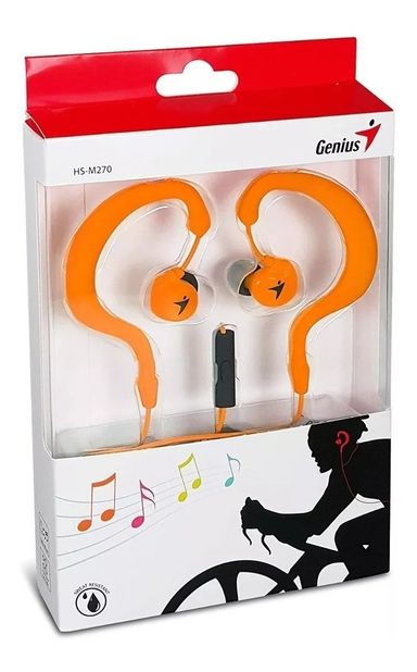 Auriculares Genius Hs-m270 Naranja