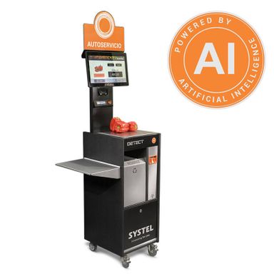 Balanza Autoservicio IA con pantalla Touch 15.6 Systel Detect 31kg Wifi Ethernet