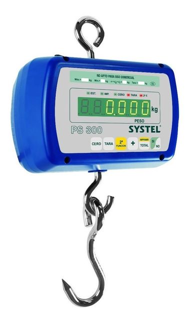 Balanza industrial digital colgante Systel Pilon PS no 300kg