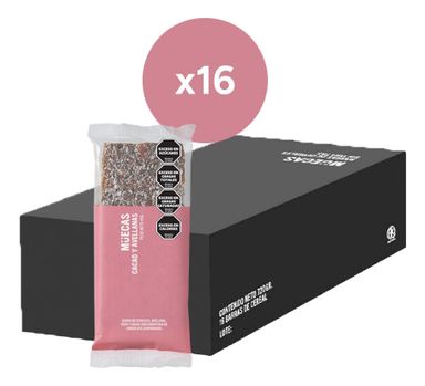 Barrita de Cereal Muecas Cacao Avellanas Y Coco de 45 g
