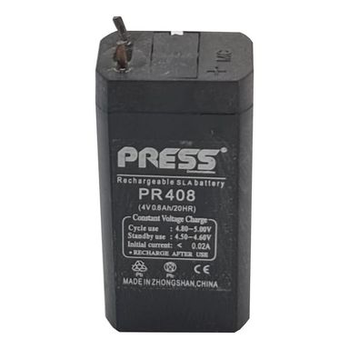 BATERIA DE GEL DE 4V 0.8 AH PRESS