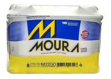 BATERIA MOURA M22GD 12X65 REFORZADA (60AH) Negro