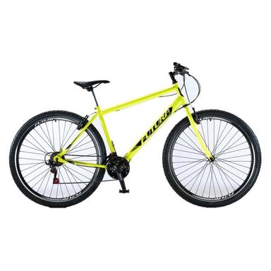 Bicicleta Futura Mountain Bike Techno Rodado 29 21v Acero Amarilla