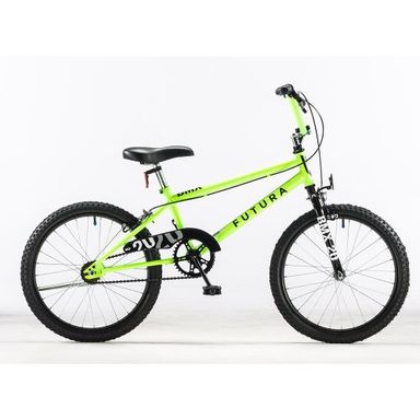 Bicicleta Rodado 20" Futura BMX Amarillo Fluo