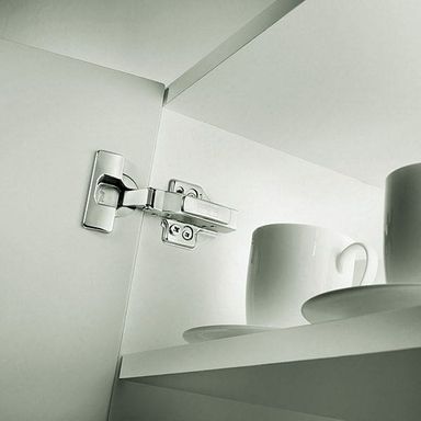 Bisagra Cazoleta Gris 35 Mm con Codo 0° Eurotecno