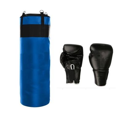 BOLSA DE BOXEO 90 Cm COBERTURA REFORZADA PAR DE GUANTES BOXEO