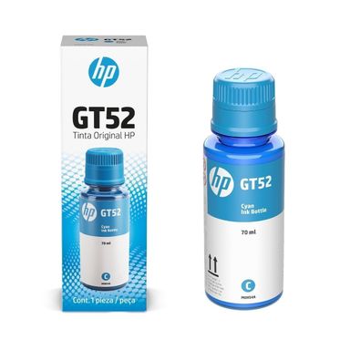 Botella de Tinta HP GT52 Cian Original