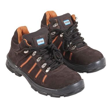 Botín de Seguridad Cuero Talle 39 Marrón Krypton Ombú