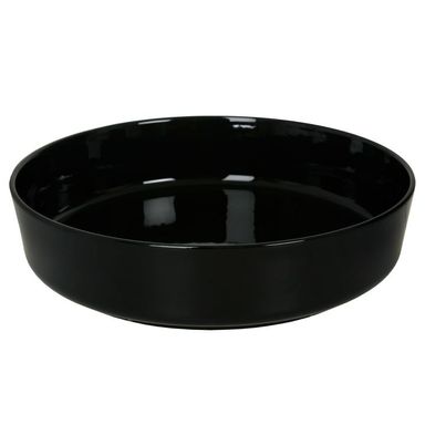 Bowl Ensaladera 25 cm Porcelana Negra Compotera Nordik Negro
