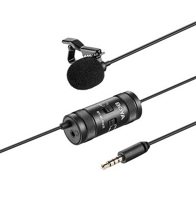 BOYA MICROFONO CORBATERO OMNIDIRECCIONAL BY-M1 PRO ll