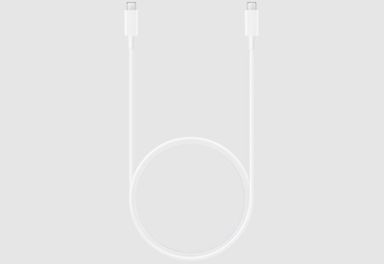 Cable Samsung Usb-c A Usb-c 1.8m 5a 1000w Data Carga Rapida Color Blanco