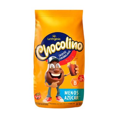 Cacao En Polvo La Virginia Chocolino Menos Azúcar 300 G