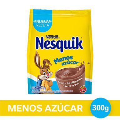 Cacao En Polvo Nesquik Menos Azúcar 300 G