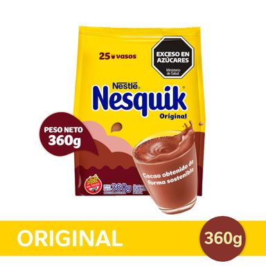 Cacao En Polvo Nesquik Original 360 G