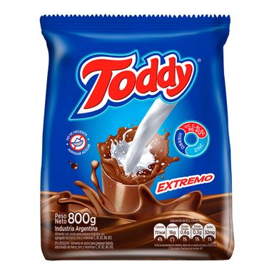 Cacao En Polvo Toddy Extremo 800g