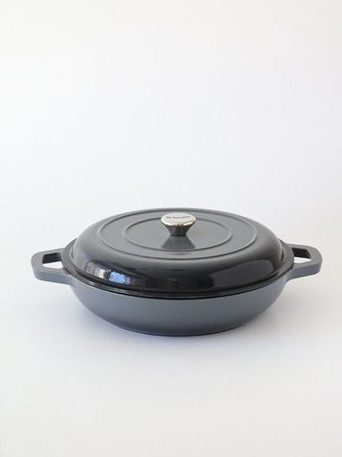 Cacerola paellera de hierro enlozado 32 cm gris Feuer Abedul