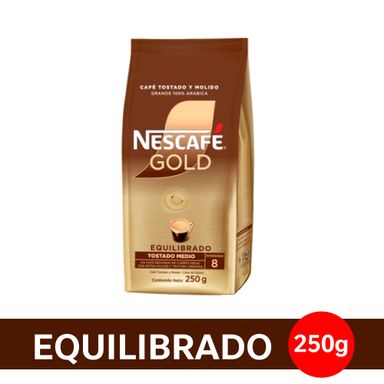 Café Molido Nescafé® Gold Tostado Y Molido Equilibrado 250 G