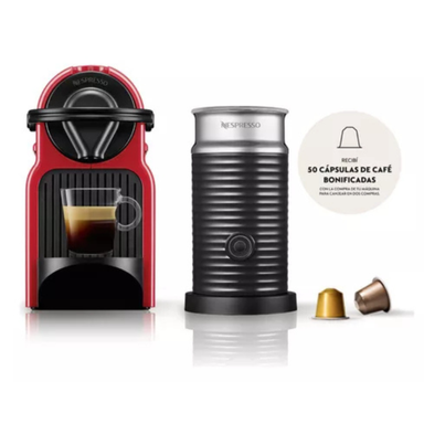 CAFETERA INISSIA RED + AEROCCINO